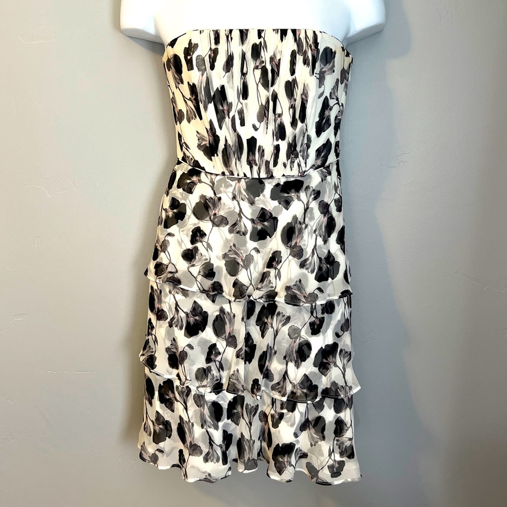 WHBM | Tiered Silk Dress | Size 8